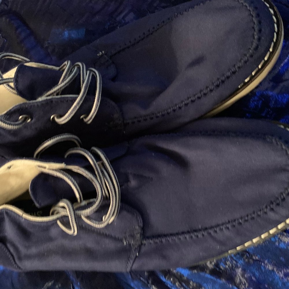 Toms Canvas Blue Boots